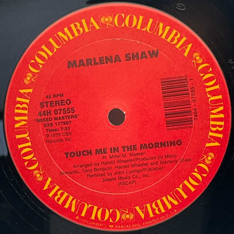 Marlena Shaw – Love Dancin' / Touch Me In The Morning