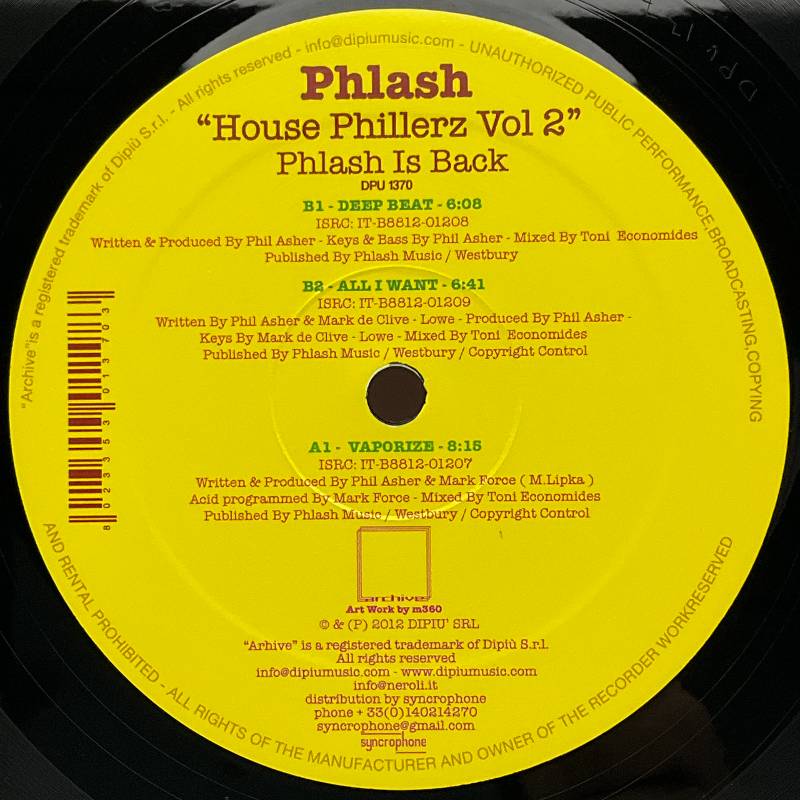 Phlash – House Phillerz Vol 2 (Phlash Is Back)