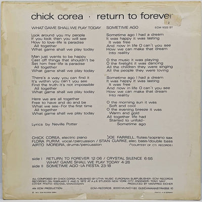 Chick Corea - Return To Forever