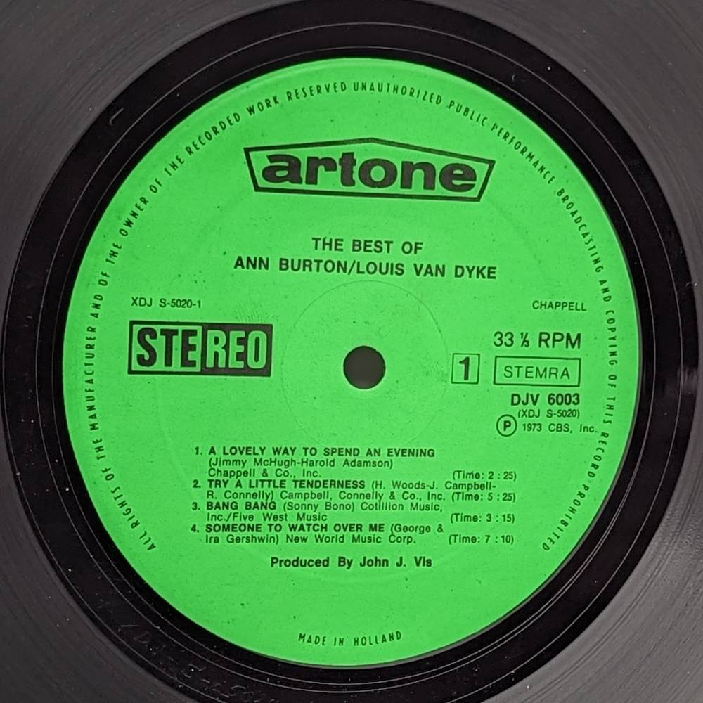 Ann Burton, Louis Van Dyke Trio - Collection
