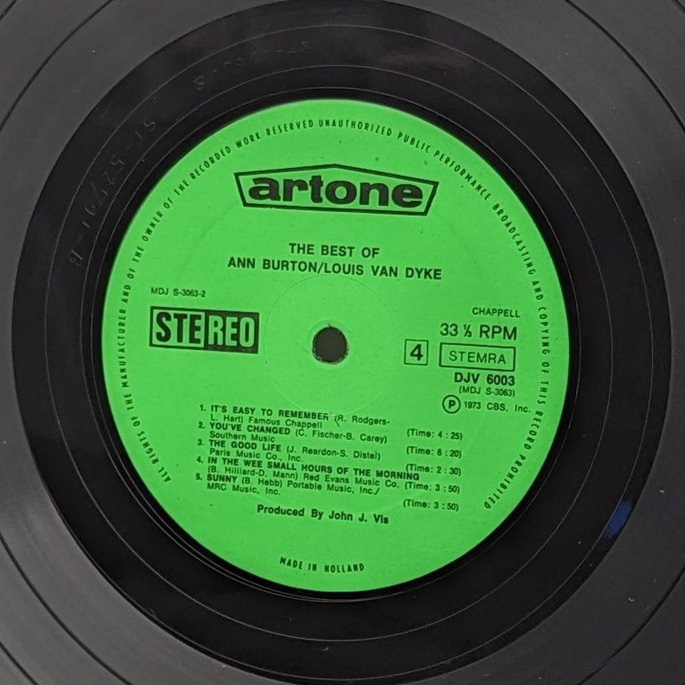 Ann Burton, Louis Van Dyke Trio - Collection