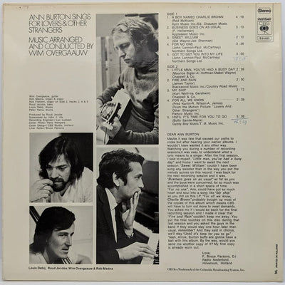 Ann Burton - Ann Burton Sings For Lovers And Other Strangers