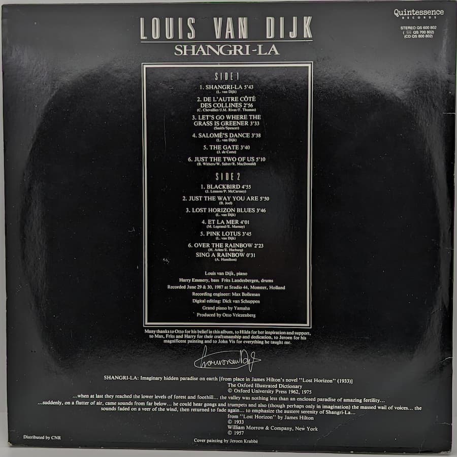 Louis van Dijk - Shangri-La