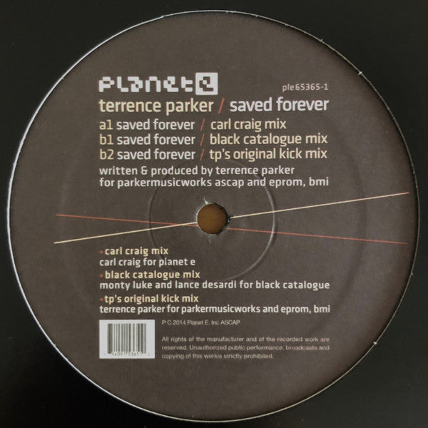 Terrence Parker - Saved Forever