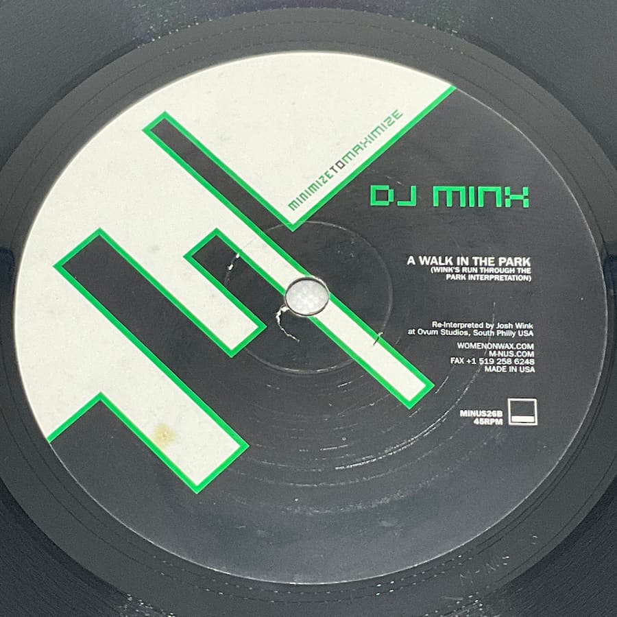 DJ Minx|A Walk In The Park (Remix) / MINUS