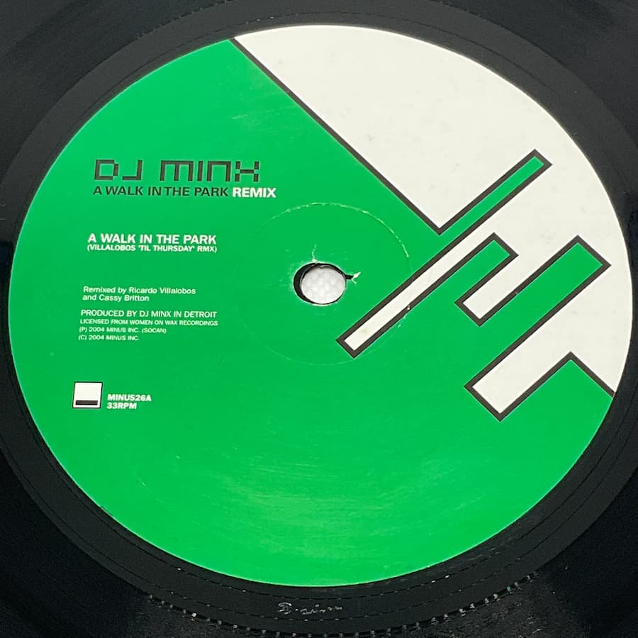 DJ Minx|A Walk In The Park (Remix) / MINUS