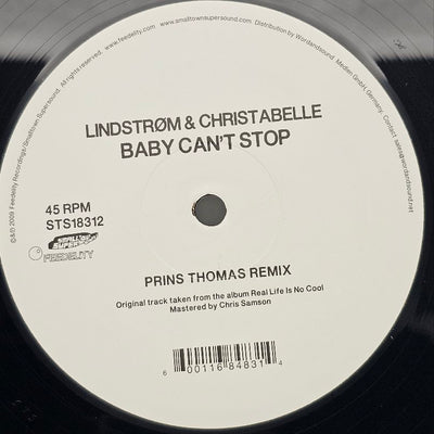 Lindstrøm And Christabelle – Baby Can't Stop