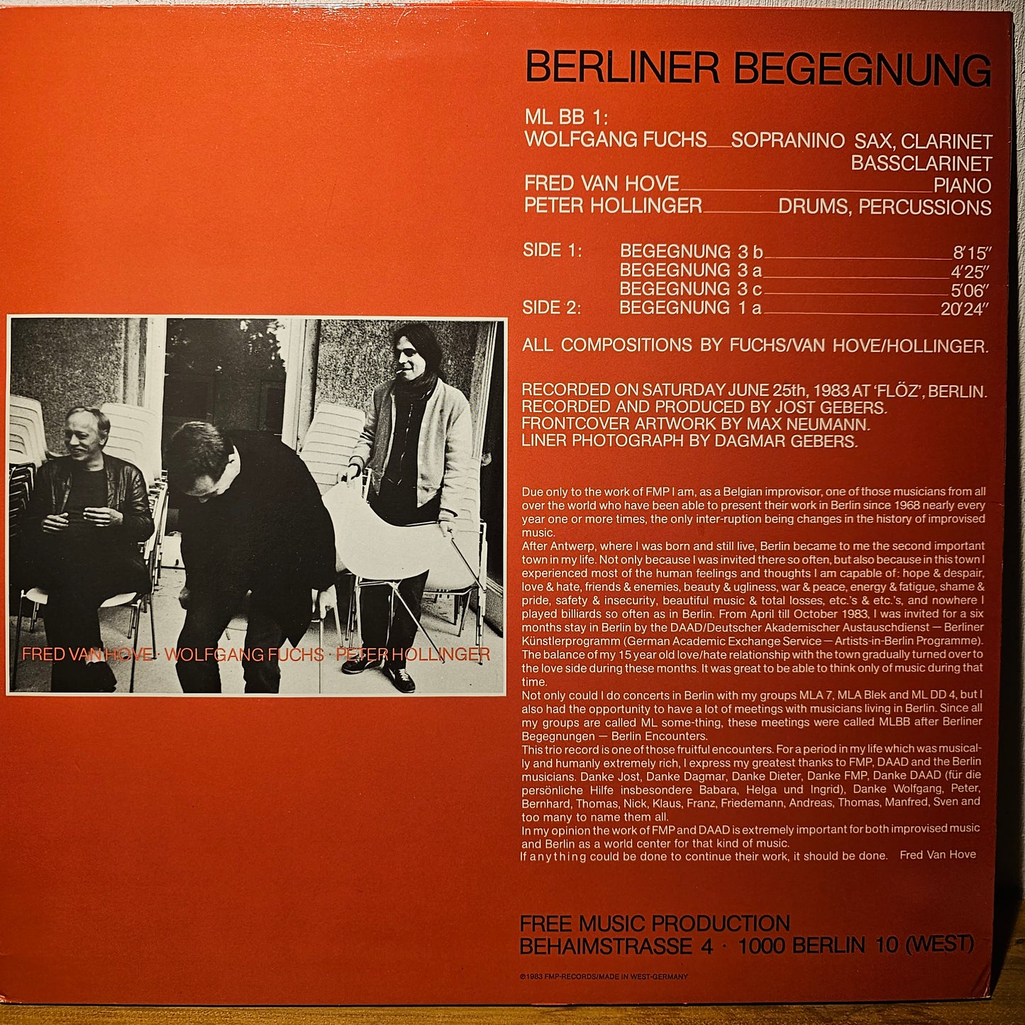 Fuchs, Van Hove, Hollinger – ML BB 1 – Berliner Begegnung