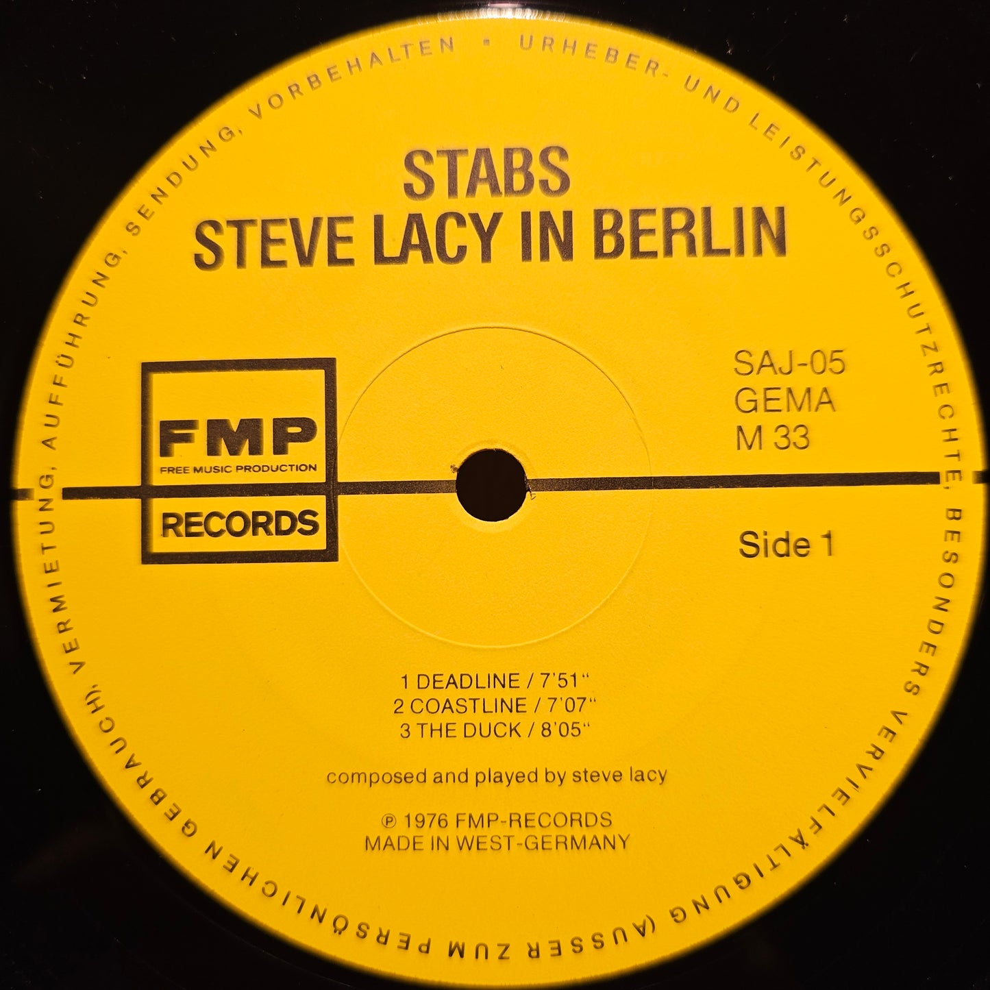 Steve Lacy – Stabs / Solo In Berlin