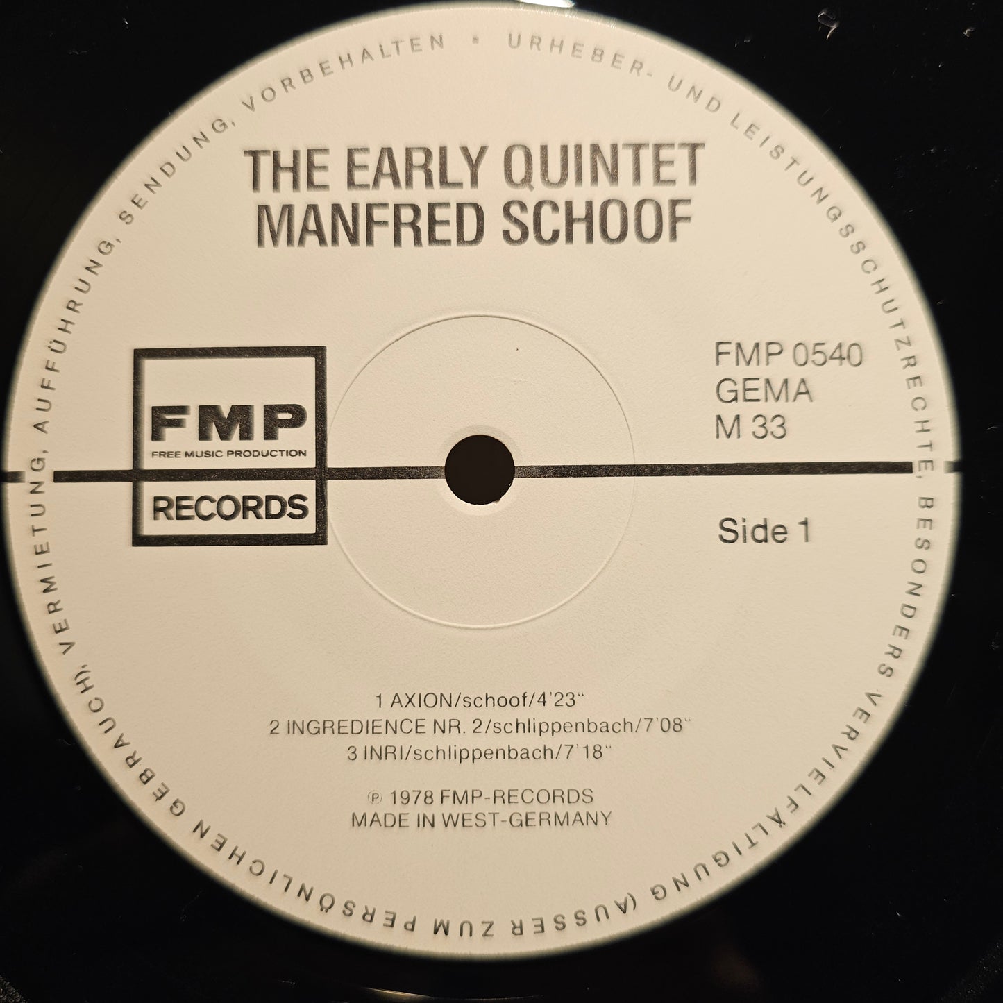 Manfred Schoof – The Early Quintet