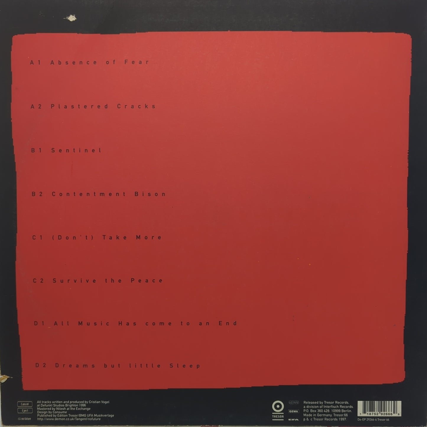 Cristian Vogel - All Music Has Come To An End