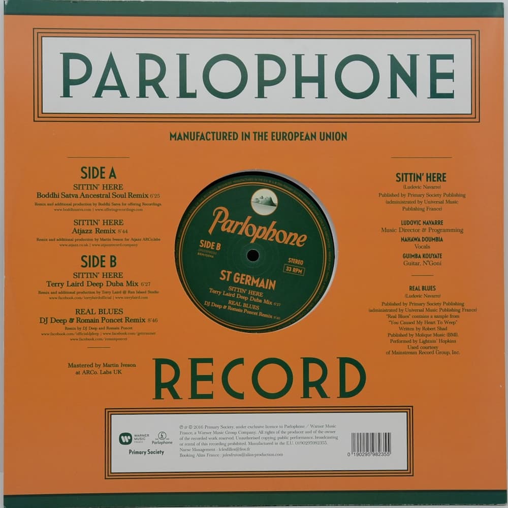 St Germain|Sittin' Here / Real Blues (Remixes)