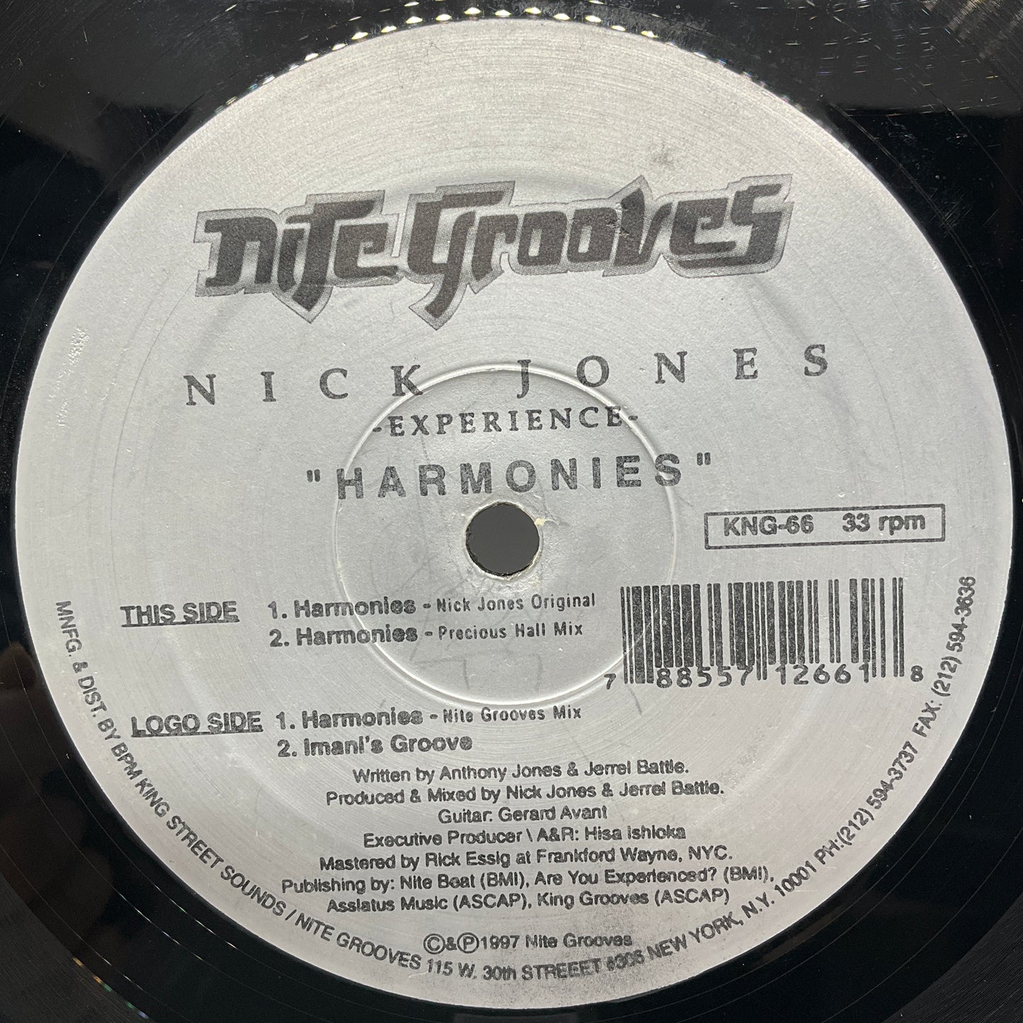 Nick Jones Experience|Harmonies