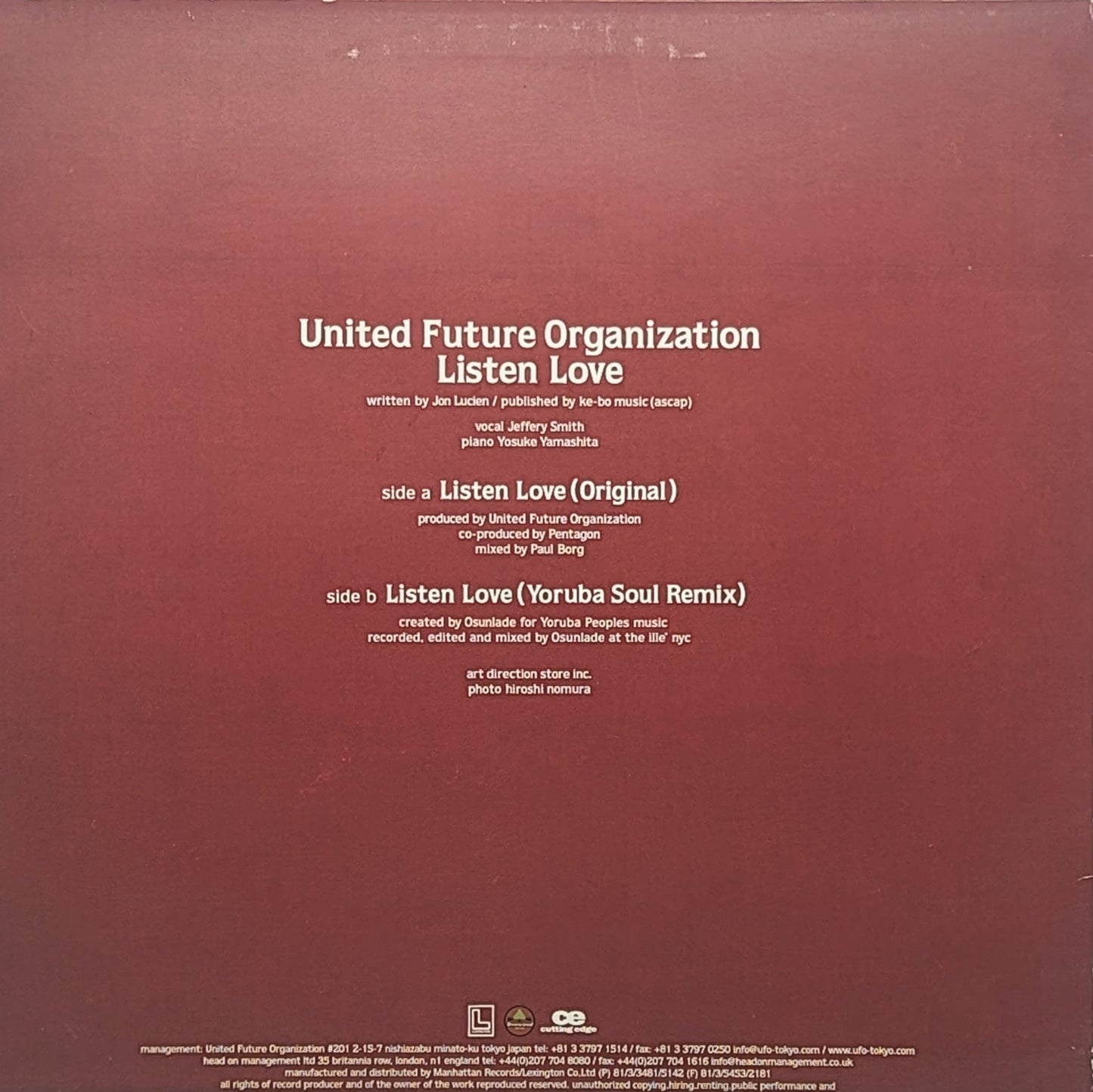 United Future Organization – Listen Love