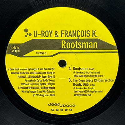 U-Roy & François K フランソワ.K|Rootsman