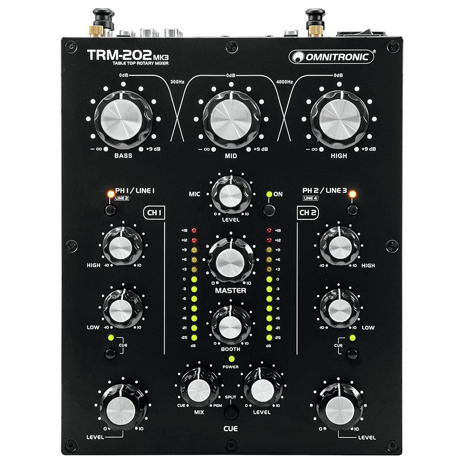 Omnitronic / TRM 202 MK3 (2 Channel Rotary Mixer) DJミキサー 