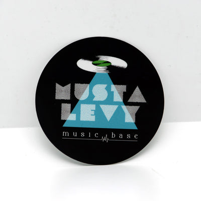 MUSTA LEVY オリジナルロゴステッカー ブラック