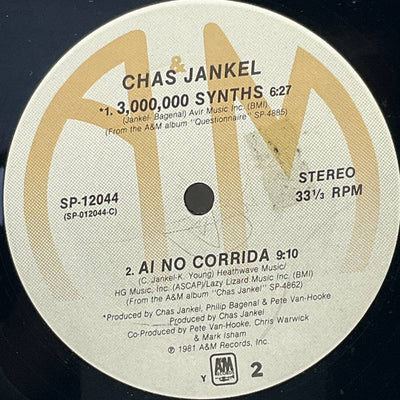 Chas Jankel – Glad To Know You