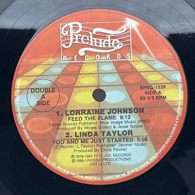 Lorraine Johnson / Linda Taylor / Sharon Redd – Feed The Flame / You And Me Just Started / Beat The Street