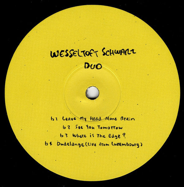 Wesseltoft & Schwarz - Duo (180g 重量盤)