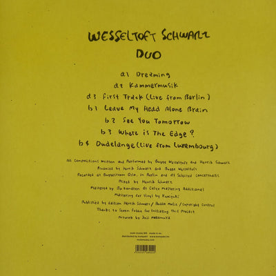 Wesseltoft & Schwarz - Duo (180g 重量盤)