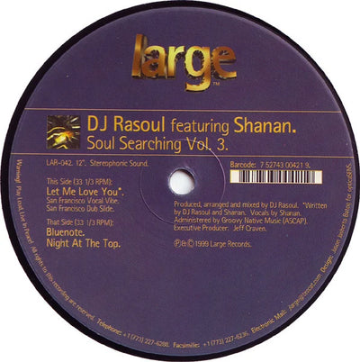 DJ Rasoul Featuring Shanan丨Soul Searching Vol. 3