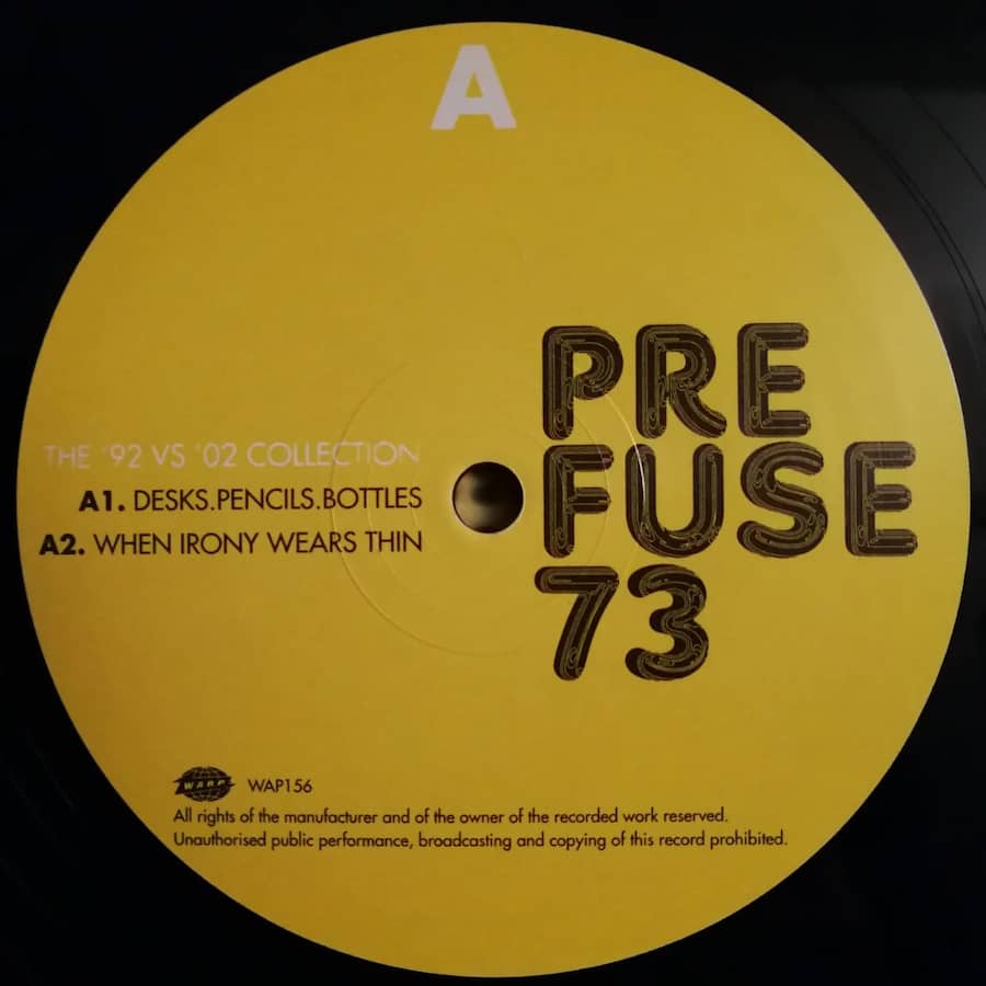 Prefuse 73 - The '92 Vs '02 Collection プレフューズ