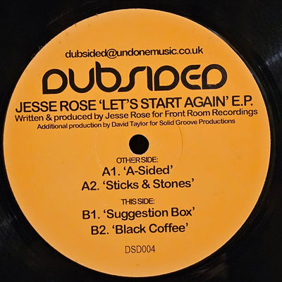 Jesse Rose – Let's Start Again EP