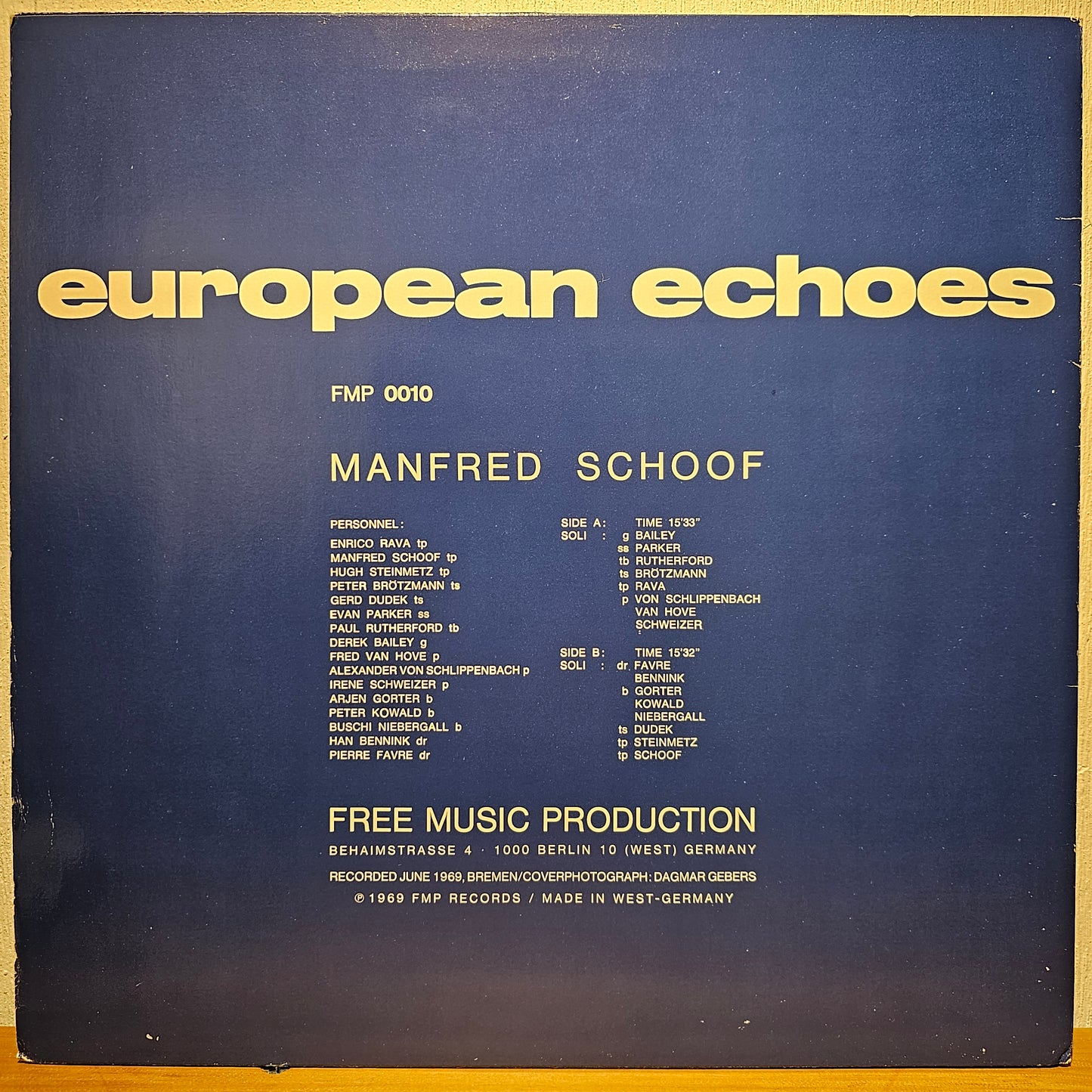 Manfred Schoof – European Echoes