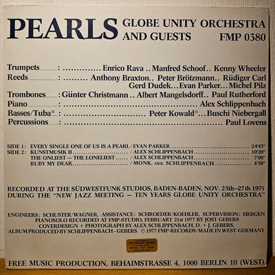 Globe Unity Orchestra And Guests – Pearls