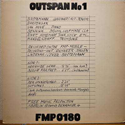 Brötzmann / Van Hove / Bennink Plus Albert Mangelsdorff – Outspan No 1