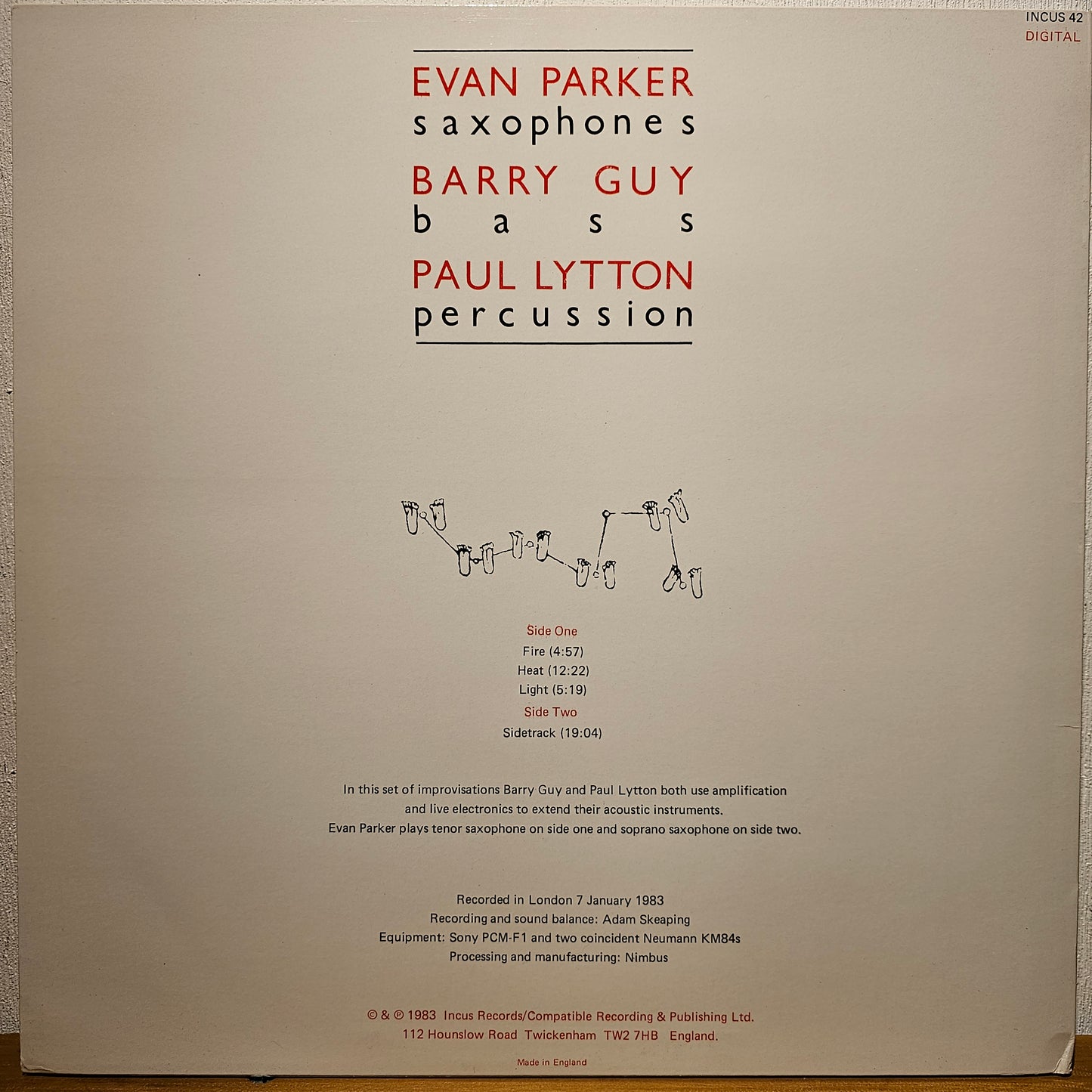 Evan Parker / Barry Guy / Paul Lytton – Tracks