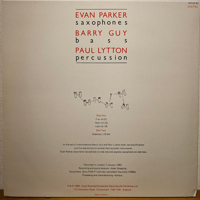 Evan Parker / Barry Guy / Paul Lytton – Tracks