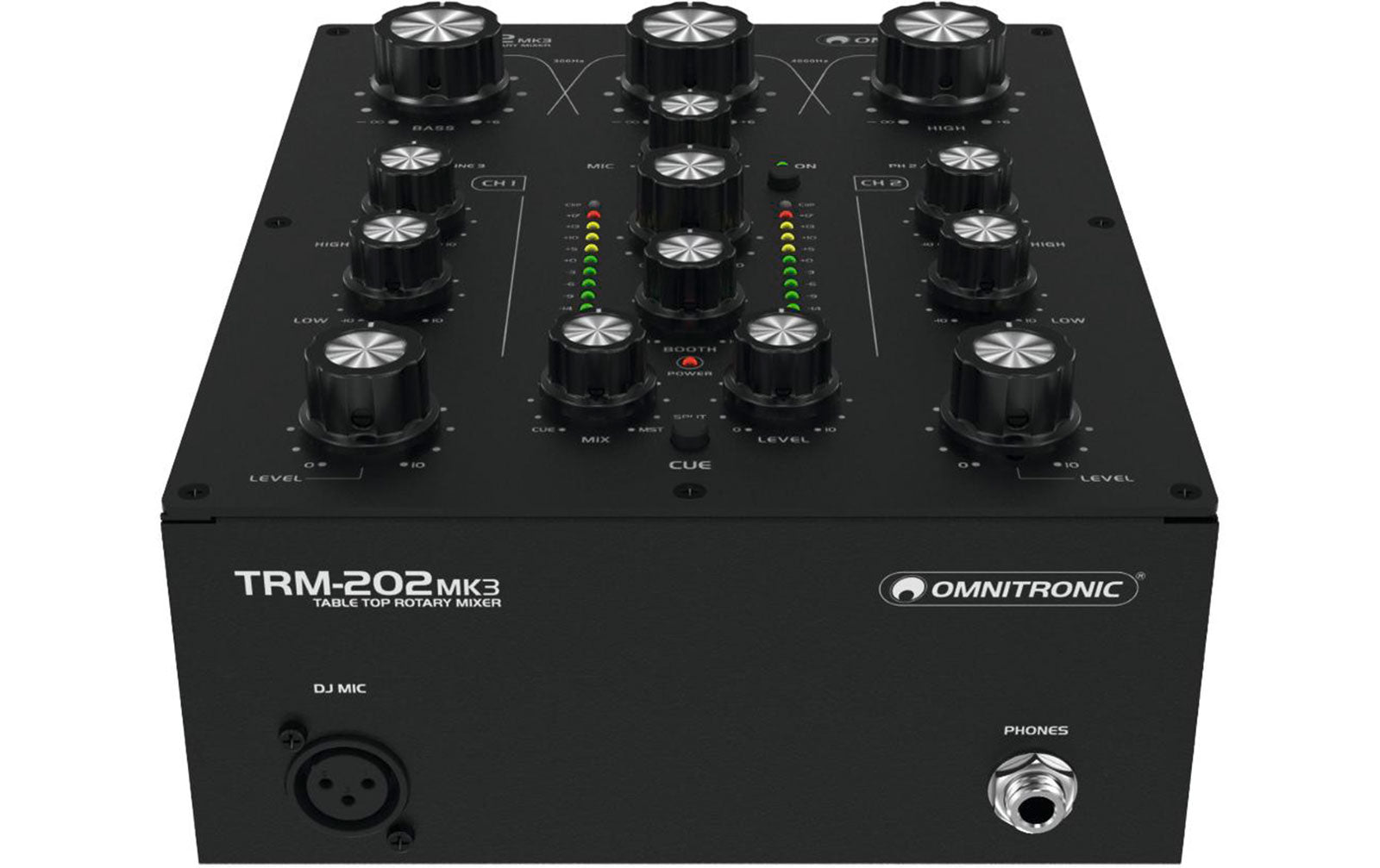 プレゼント対象商品 Omnitronic / TRM-202 MK3 DJ ロータリーミキサー 