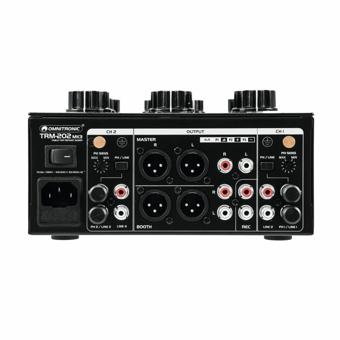 プレゼント対象商品 Omnitronic / TRM-202 MK3 DJ ロータリーミキサー 