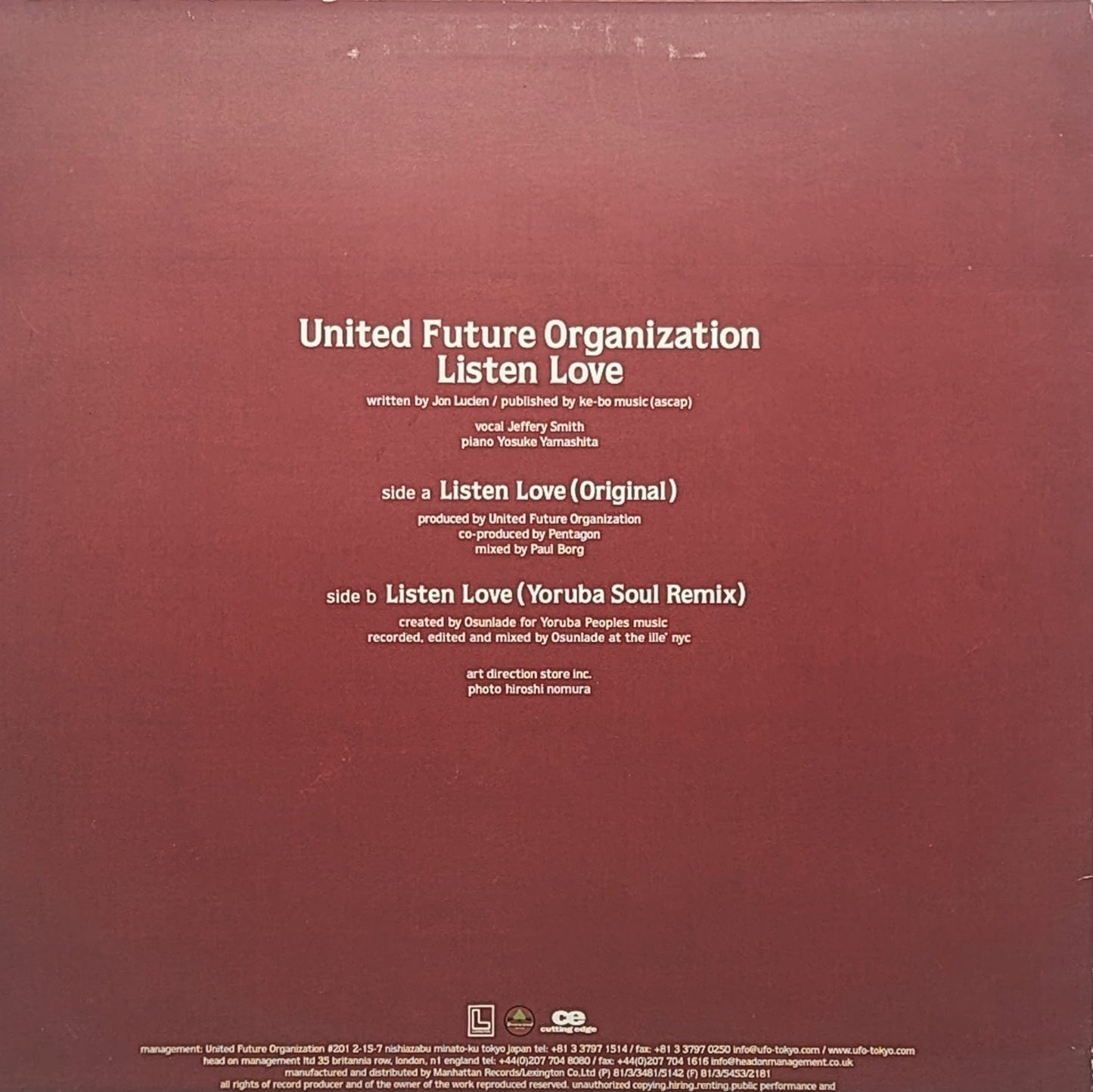 United Future Organization – Listen Love