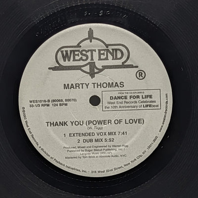 Marty Thomas｜Thank You (Power Of Love)